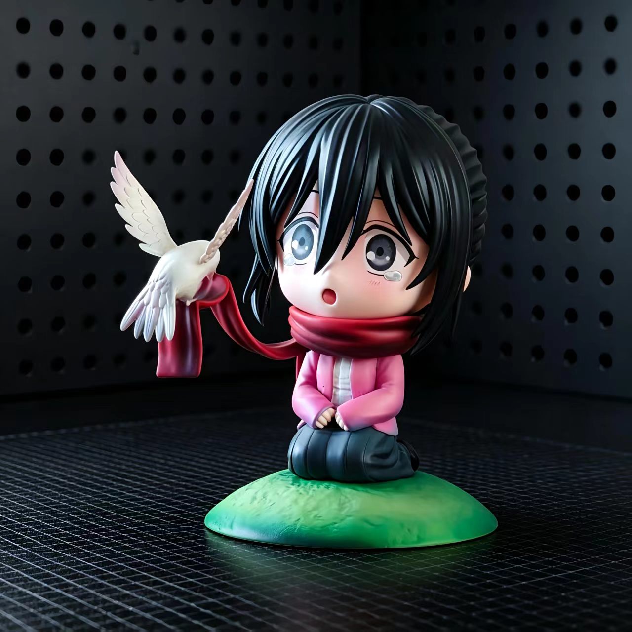 Popular Anime Merchandise - Young Mikasa Anime GK Model Figurine,